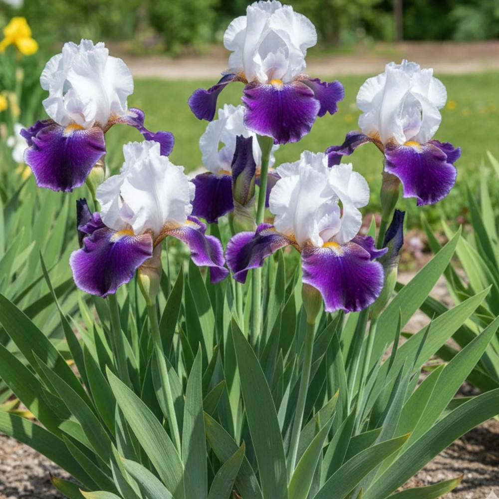 Iris des jardins Snowmound