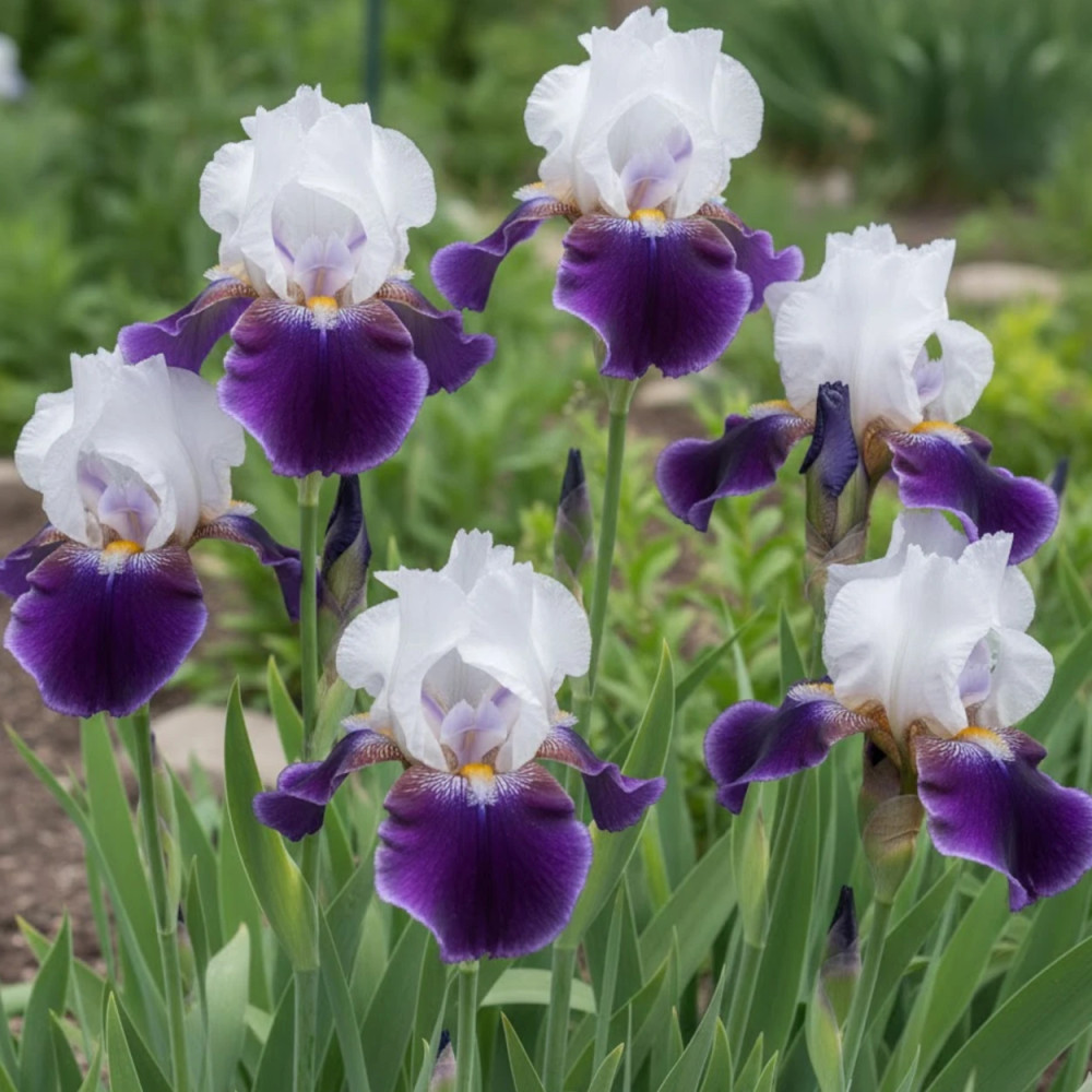 Iris des jardins Snowmound