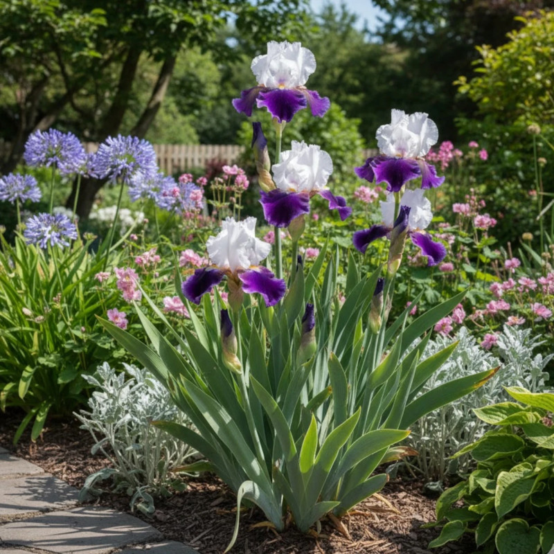Iris des jardins Snowmound