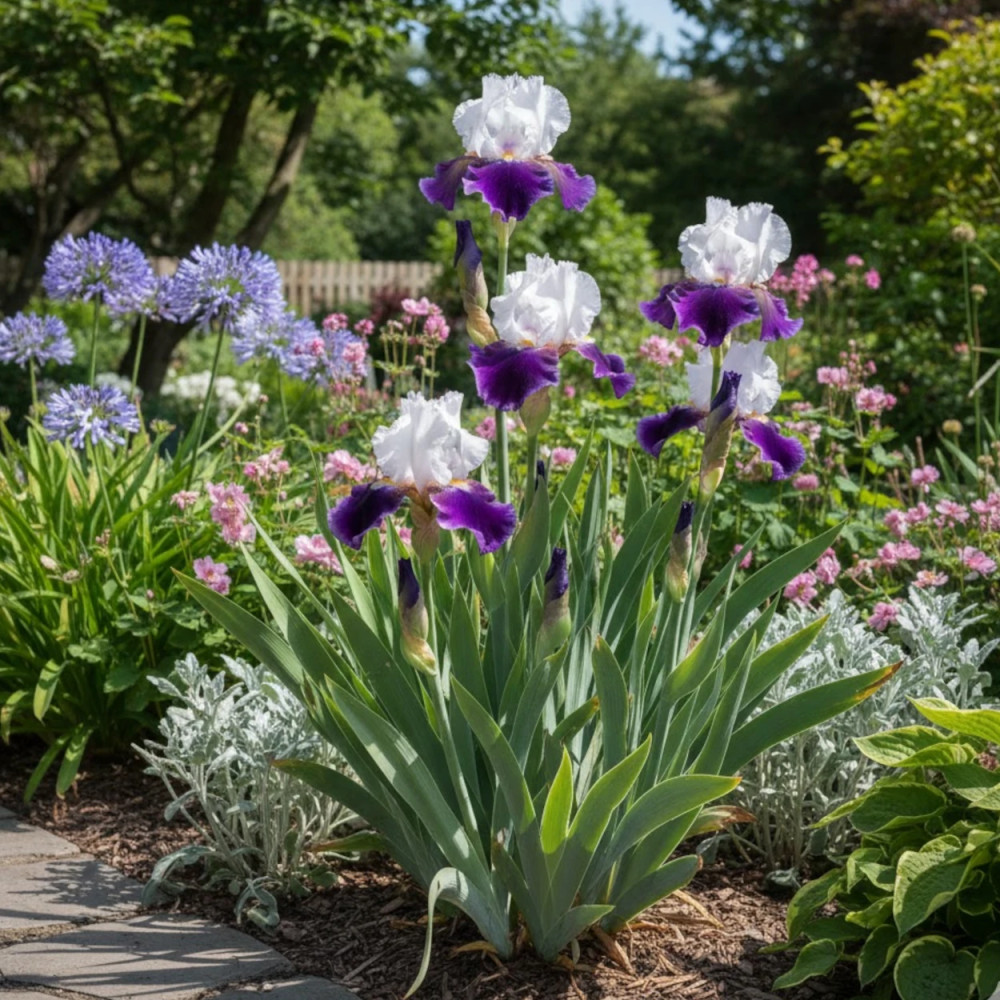 Iris des jardins Snowmound