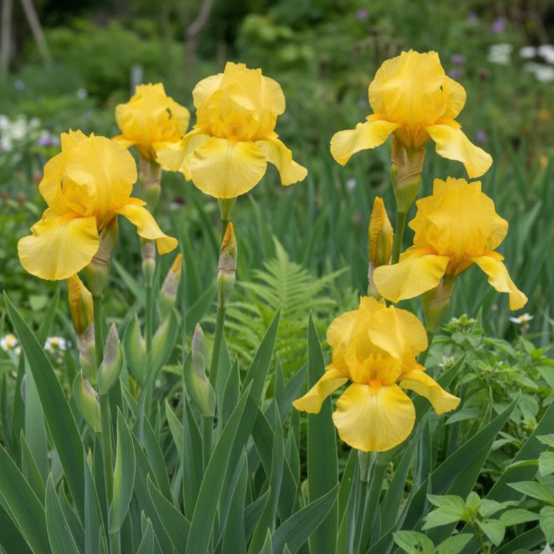 Iris des jardins Tangerine Sky