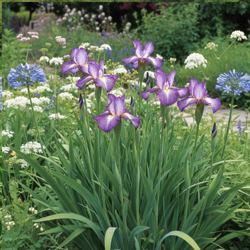 Iris japonais Iedo Mishiski