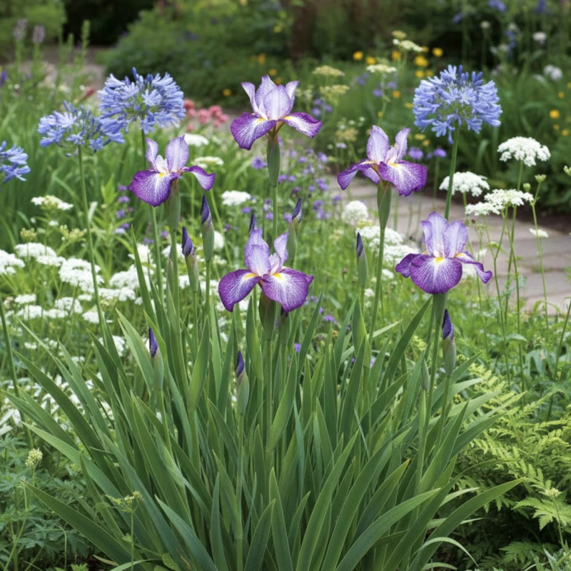 Iris japonais Illumination