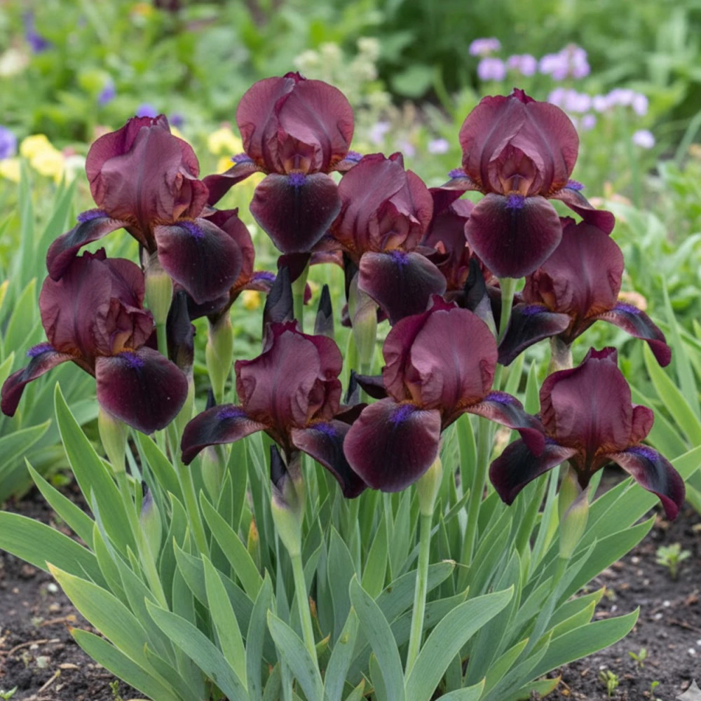 Iris nain lilliput Cherry Garden Iris nain lilliput Cherry Garden