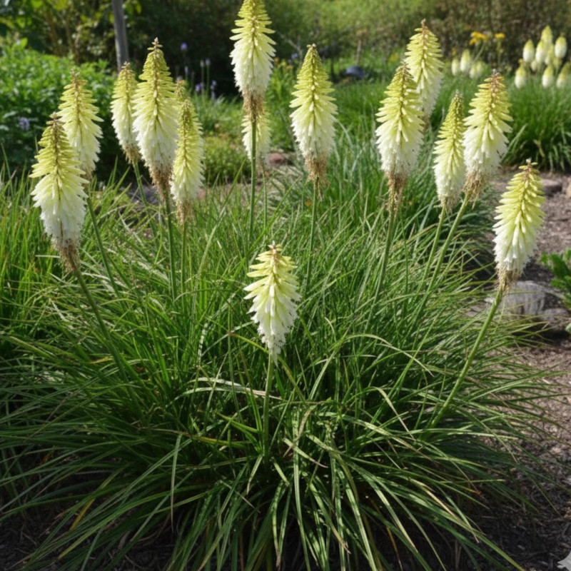 Kniphofia, Tison de Satan Ice Queen