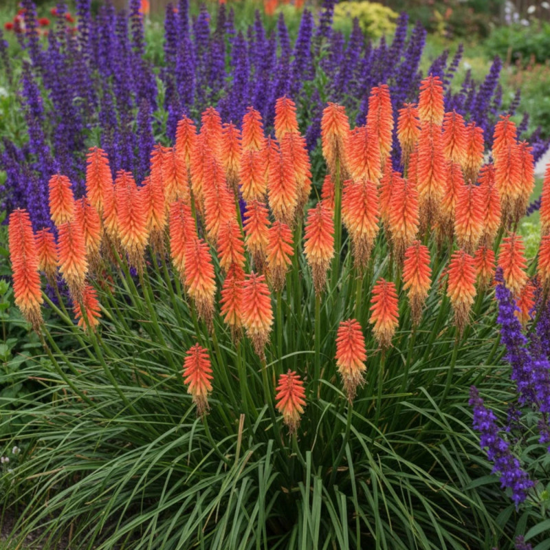 Kniphofia, Tison de Satan Redhot Popsicle®