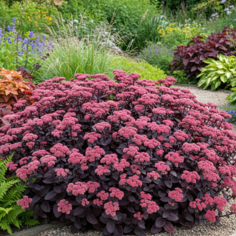 Orpin Chocolate Cherry, Sedum