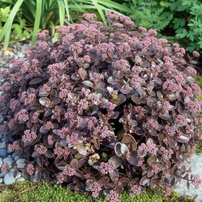Orpin reprise Munstead Dark Red, Sedum