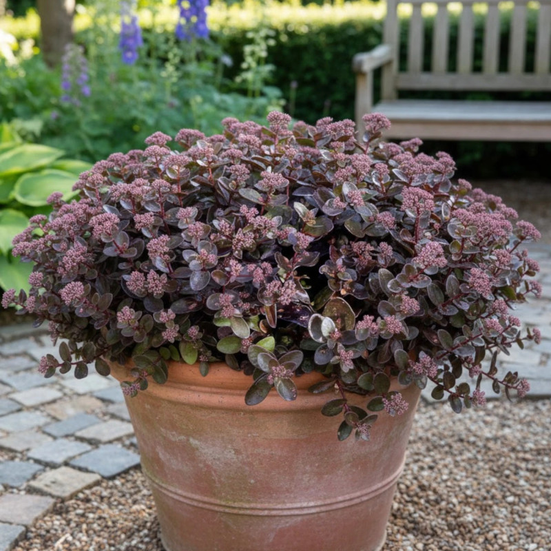 Orpin reprise Munstead Dark Red, Sedum