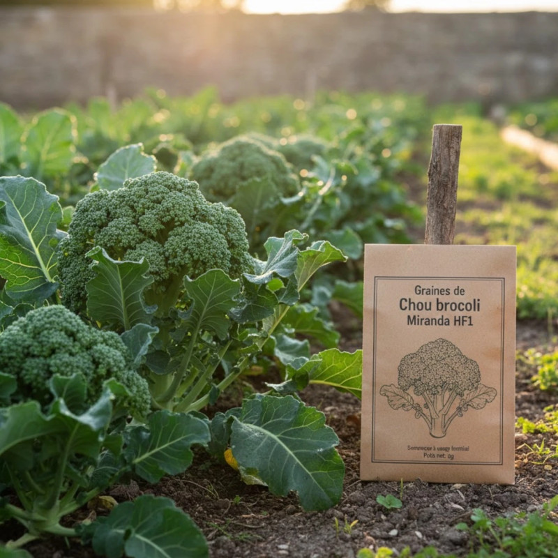 Graines de Chou brocoli Miranda HF1