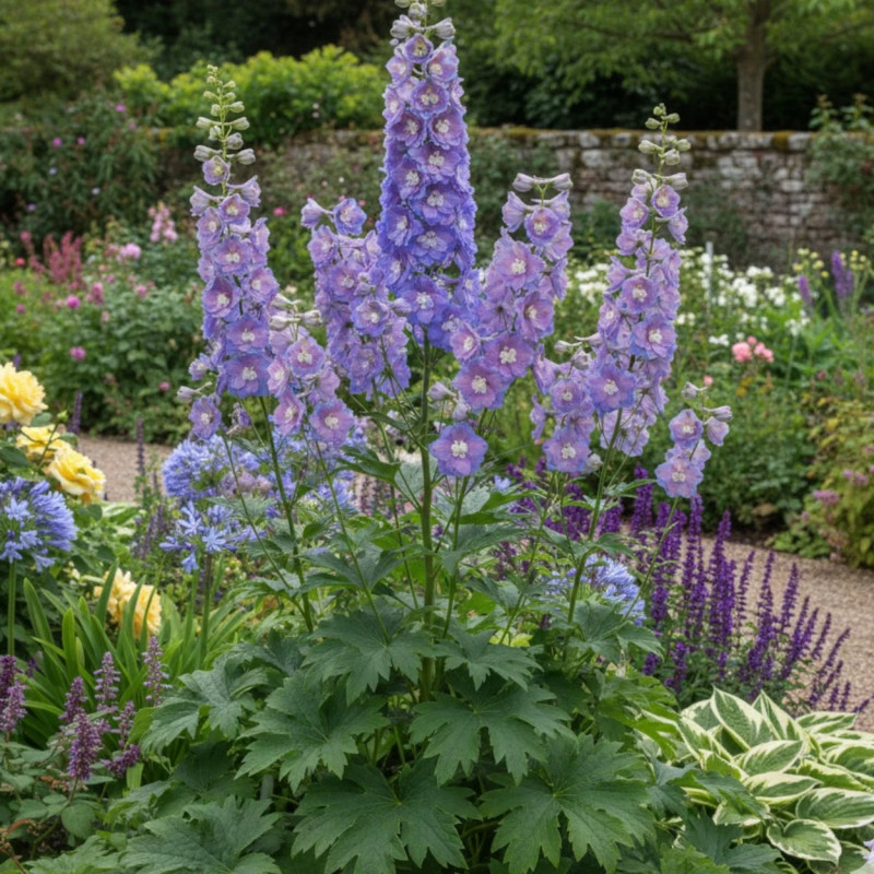 Pied-d'alouette Camelliard, Delphinium
