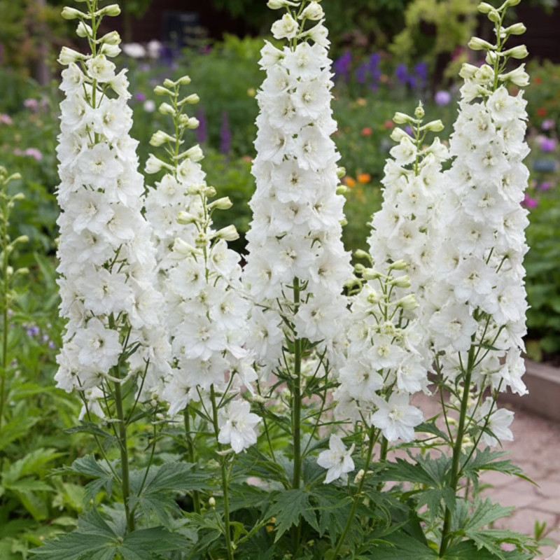 Pied-d'alouette Casa Blanca, Delphinium