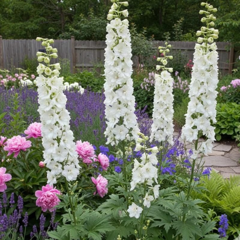 Pied-d'alouette Casa Blanca, Delphinium