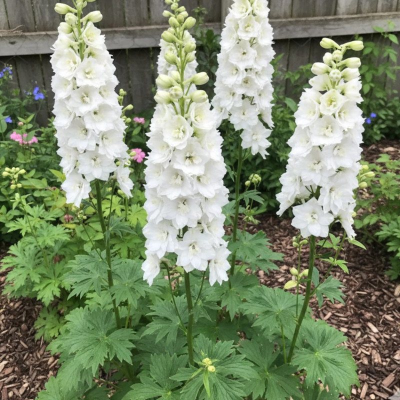 Pied-d'alouette Magic Fountain Pure White, Delphinium