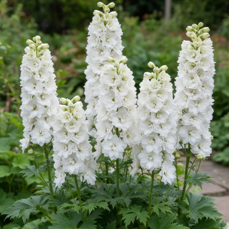 Pied-d'alouette Magic Fountain Pure White, Delphinium