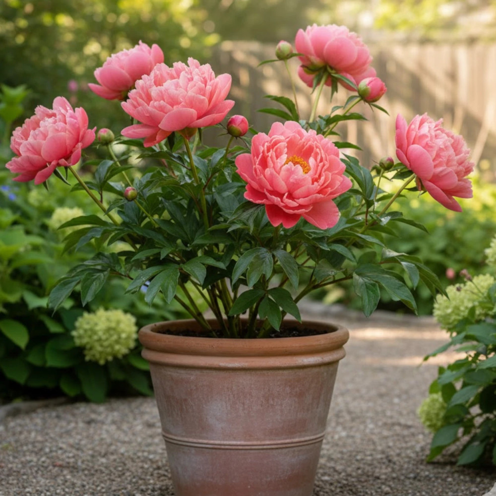 Pivoine herbacée Coral Charm