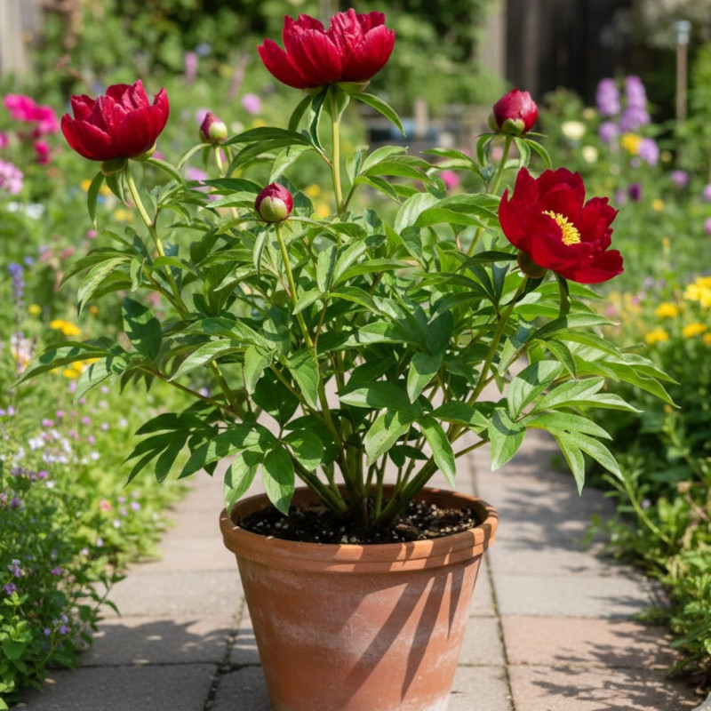 Pivoine herbacée Early Scout