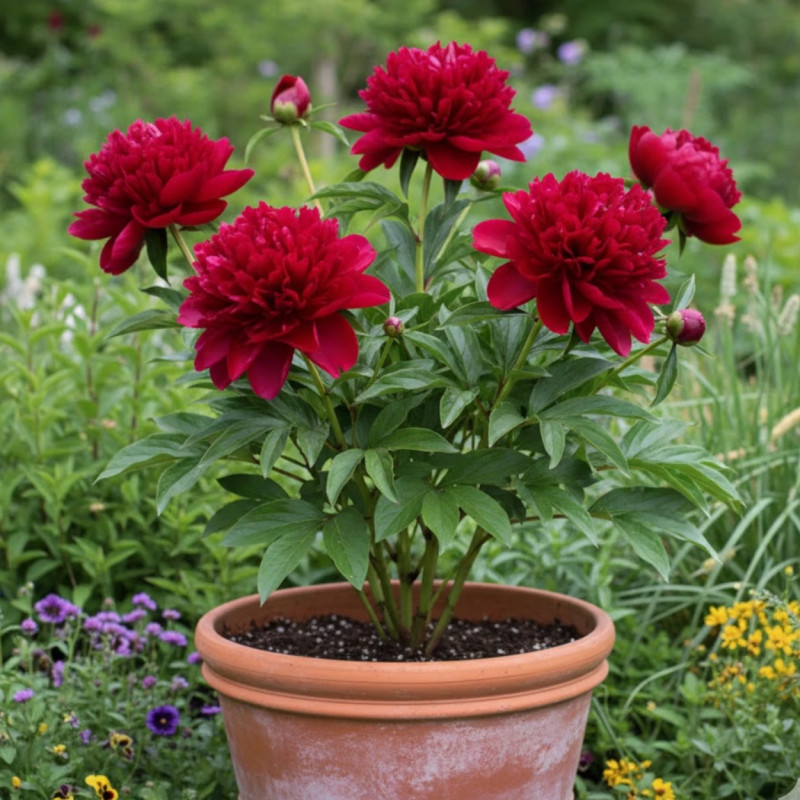 Pivoine herbacée Louis Van Houtte