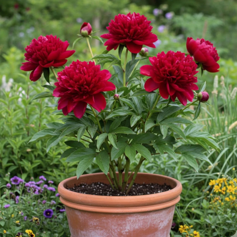 Pivoine herbacée Louis Van Houtte