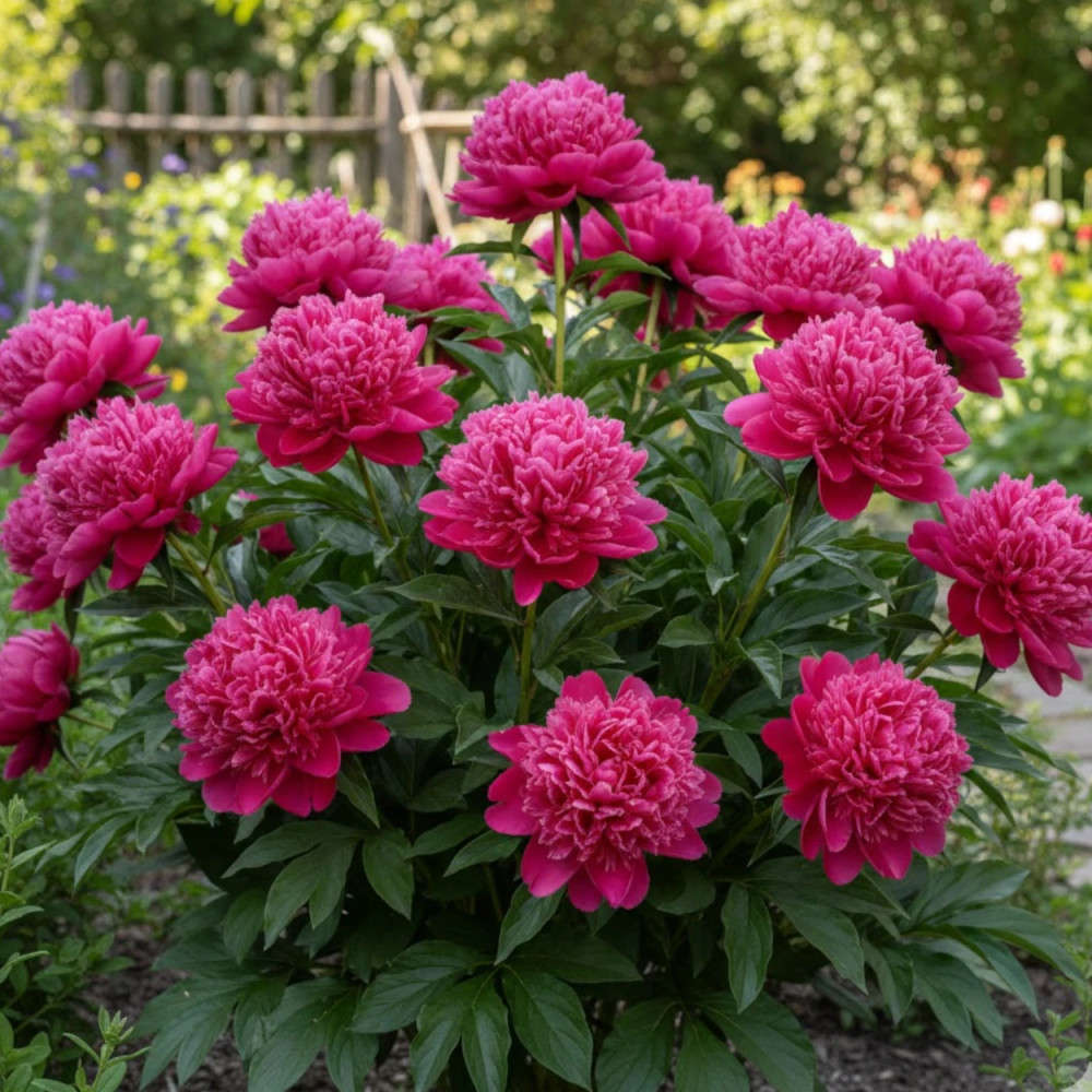 Pivoine herbacée Mariette Vallée