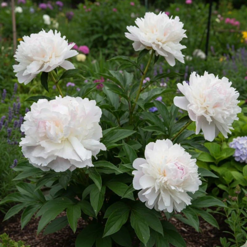 Pivoine herbacée Mme Claude Tain