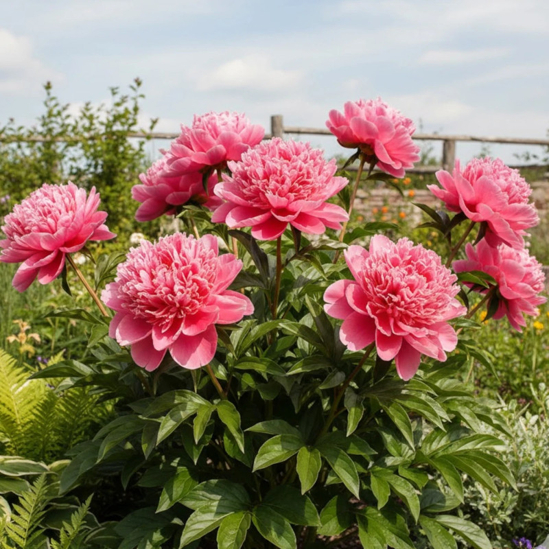 Pivoine herbacée officinale Carmin