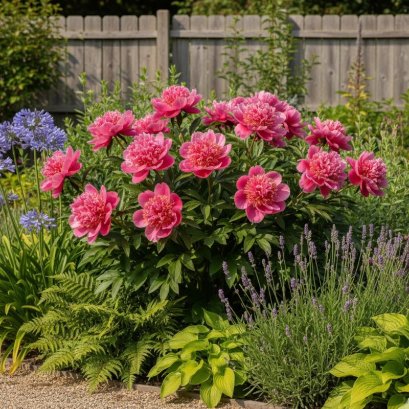 Pivoine herbacée officinale Carmin
