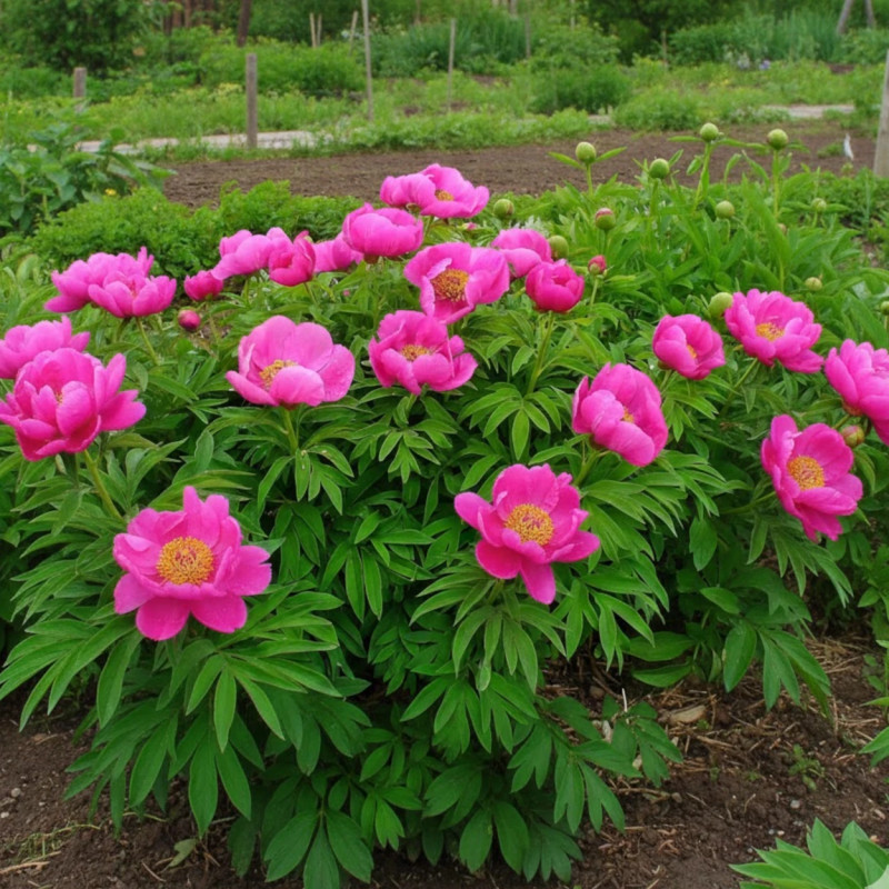 Pivoine herbacée officinale Mollis