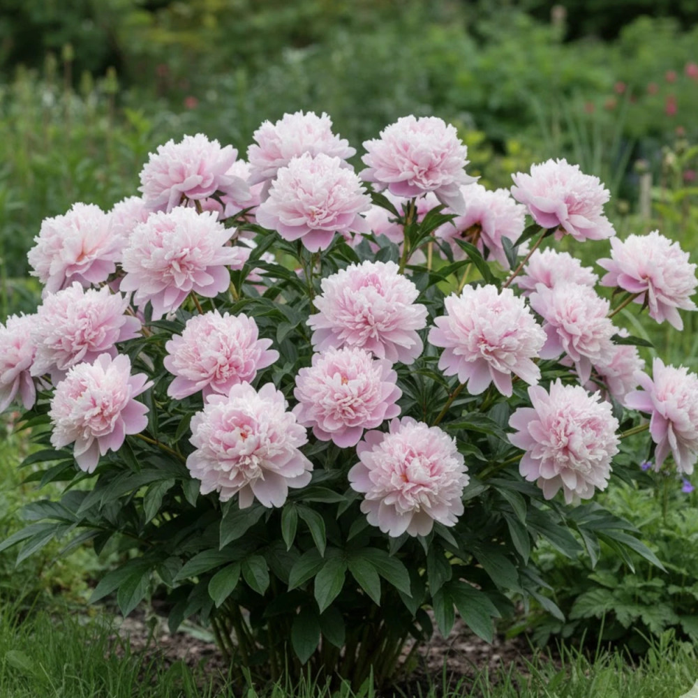 Pivoine herbacée Reine Hortense