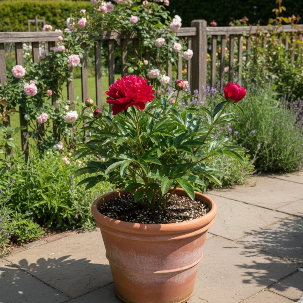 Pivoine herbacée Richard Carvel