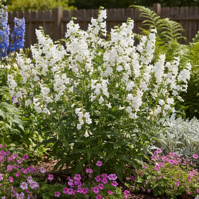 Penstemon White Bedder