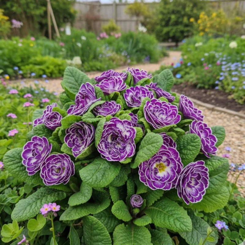 Primevère double BELARINA ‘Blue Ripples’