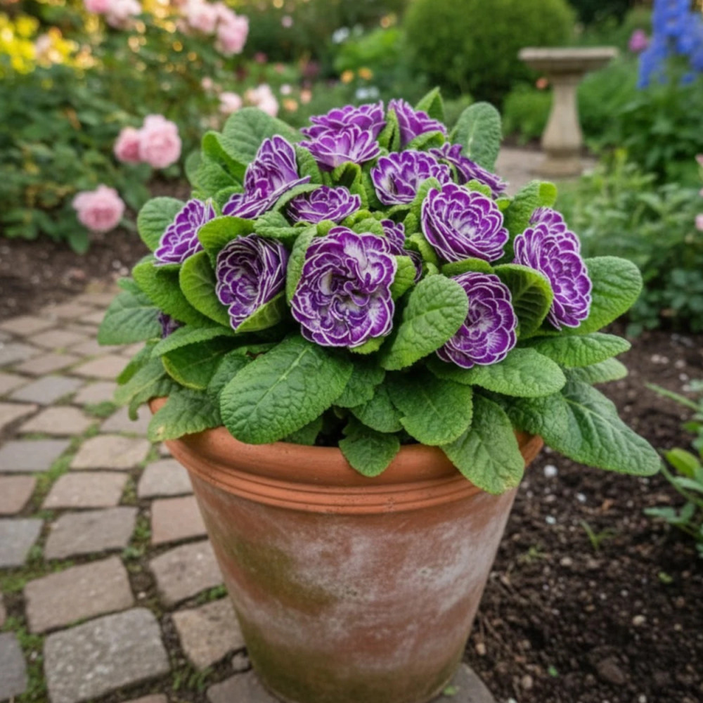 Primevère double BELARINA ‘Blue Ripples’