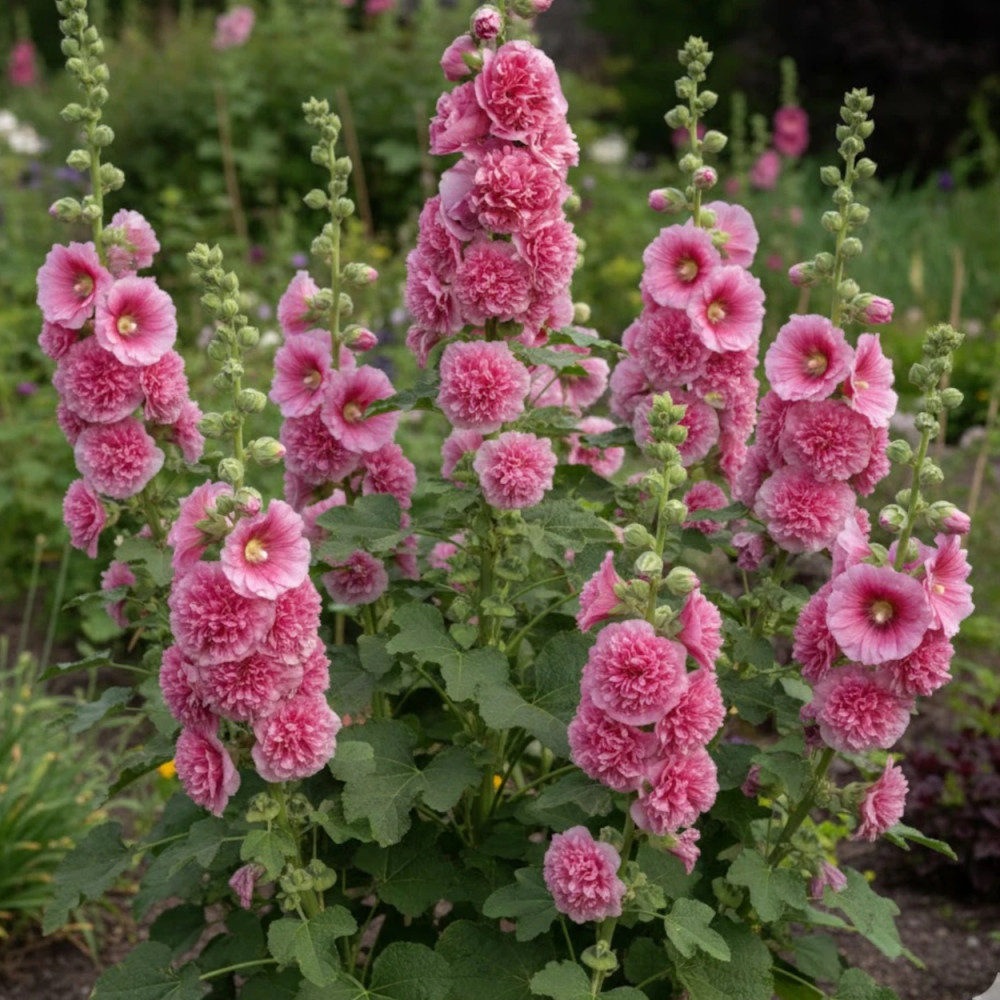 Rose trémière Chater's Double Rose
