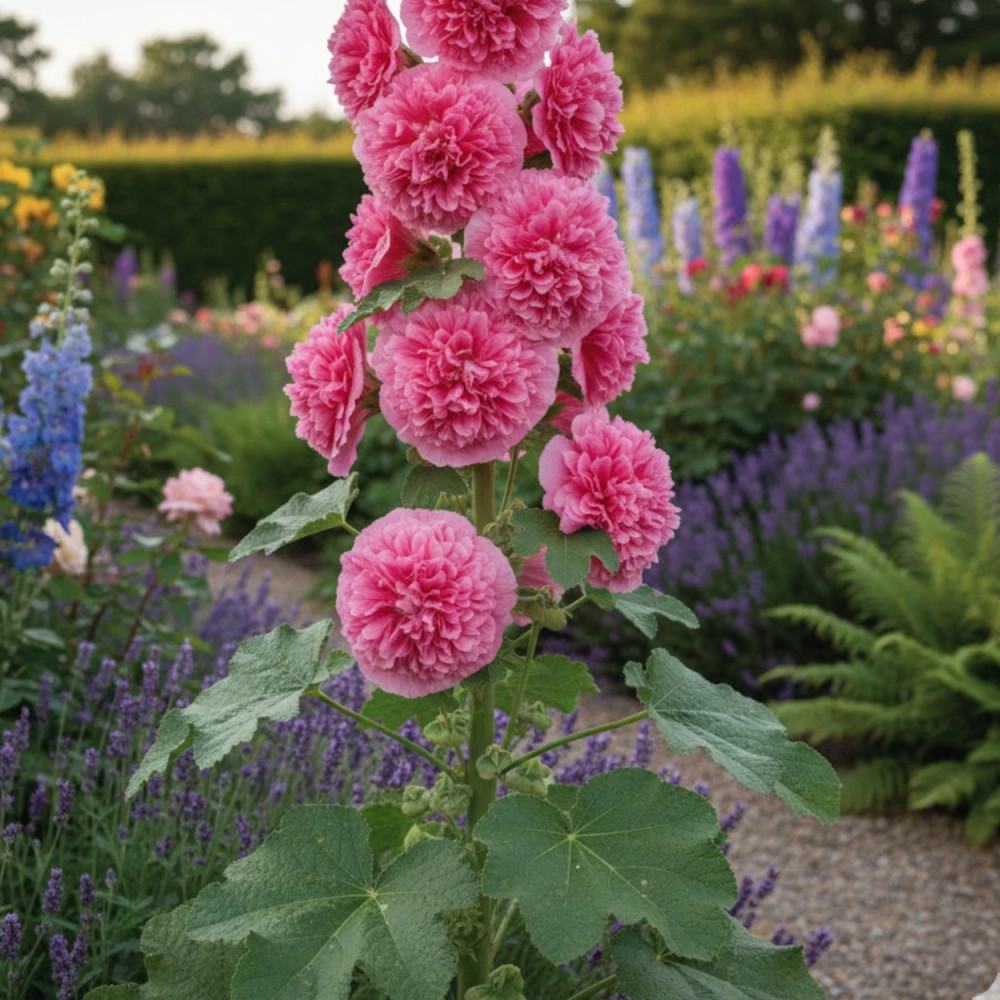 Rose trémière Chater's Double Rose