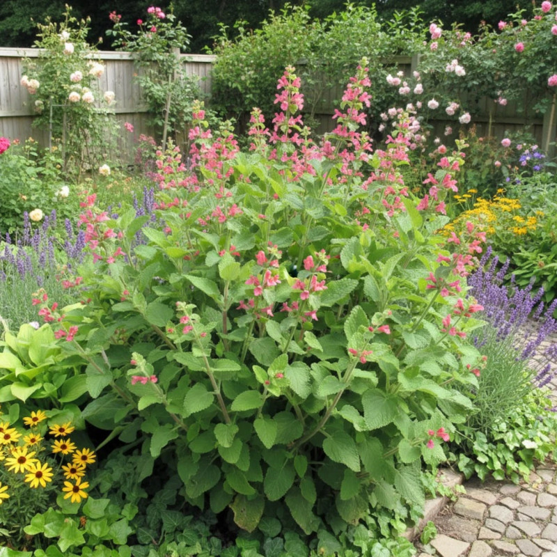 Epiaire coccinea, Stachys