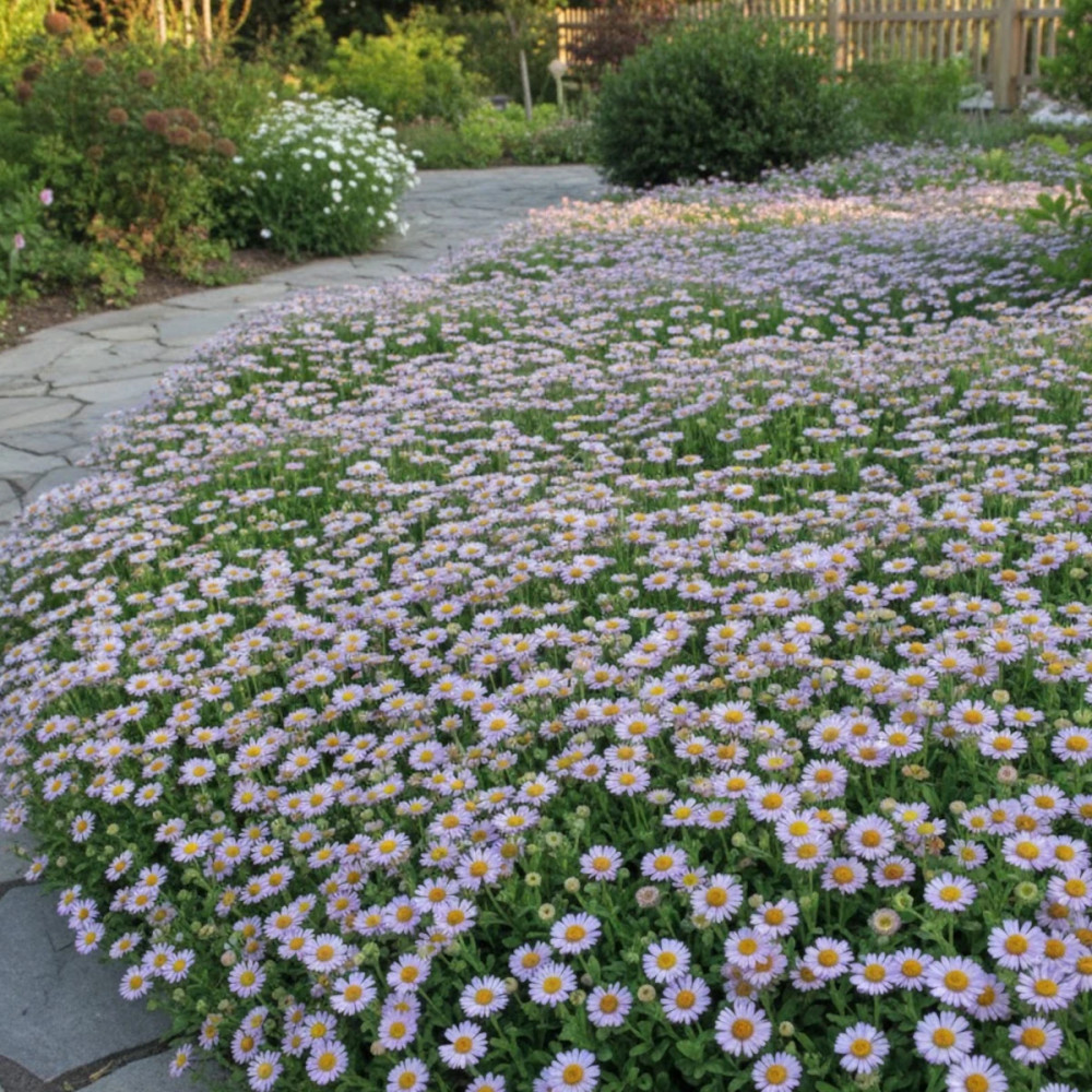 Vergerette glauque Beachboy Blue, Erigeron