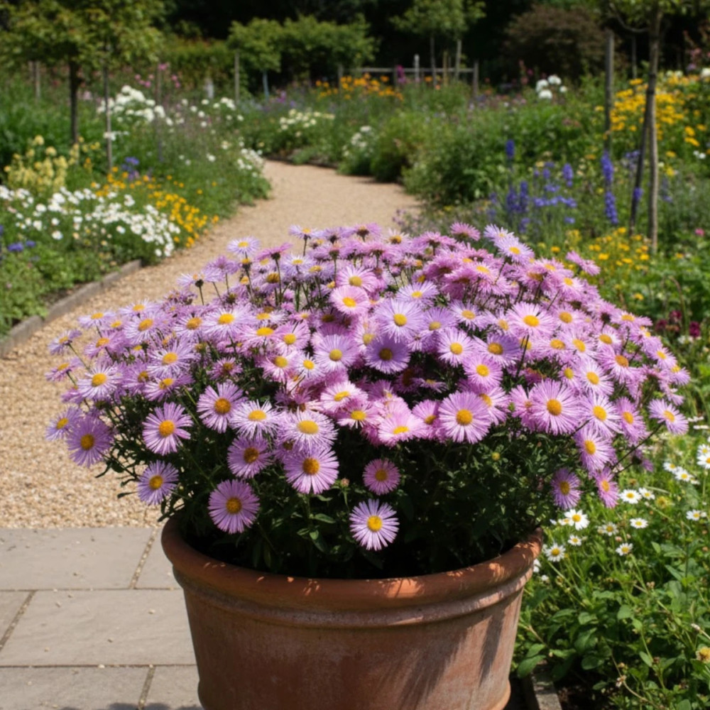 Vergerette Rosa Jewel, Erigeron