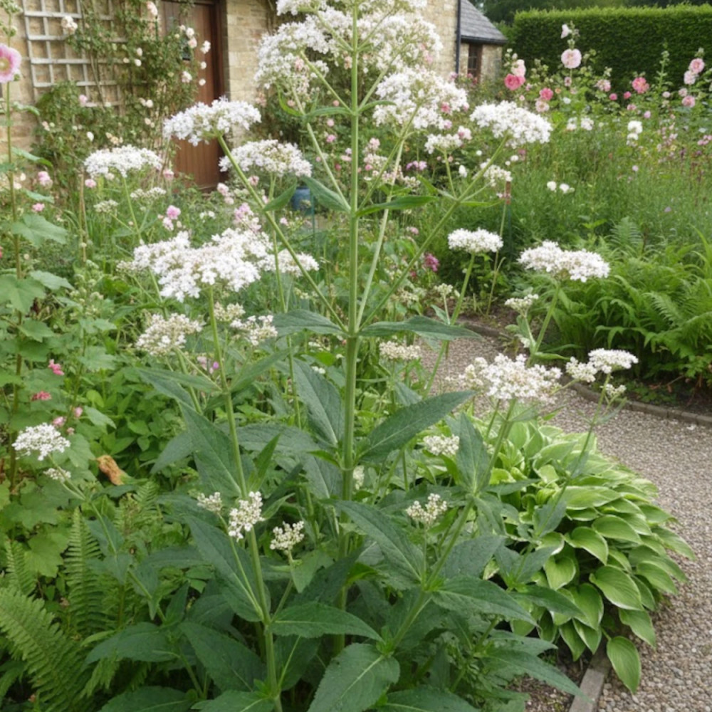 Valériane des jardins blanche