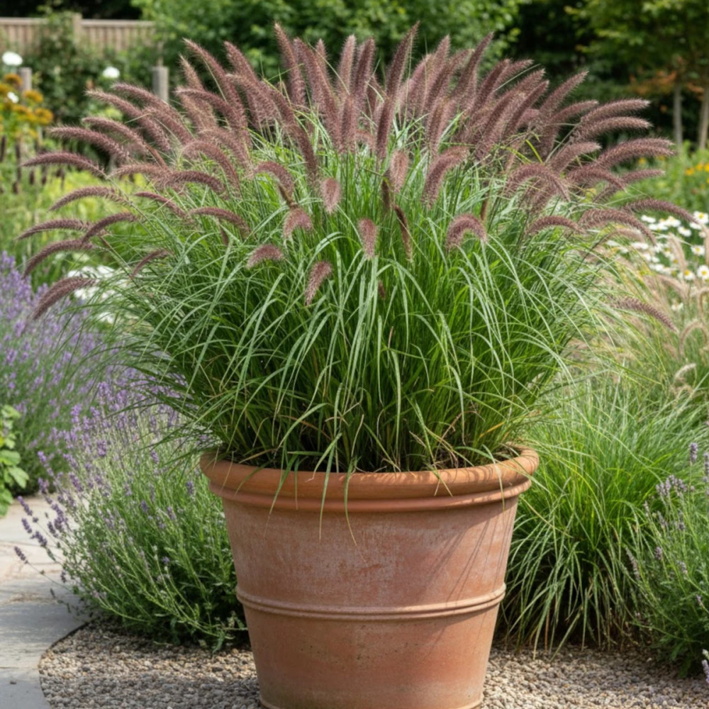 Herbe aux écouvillons Black Beauty, Pennisetum