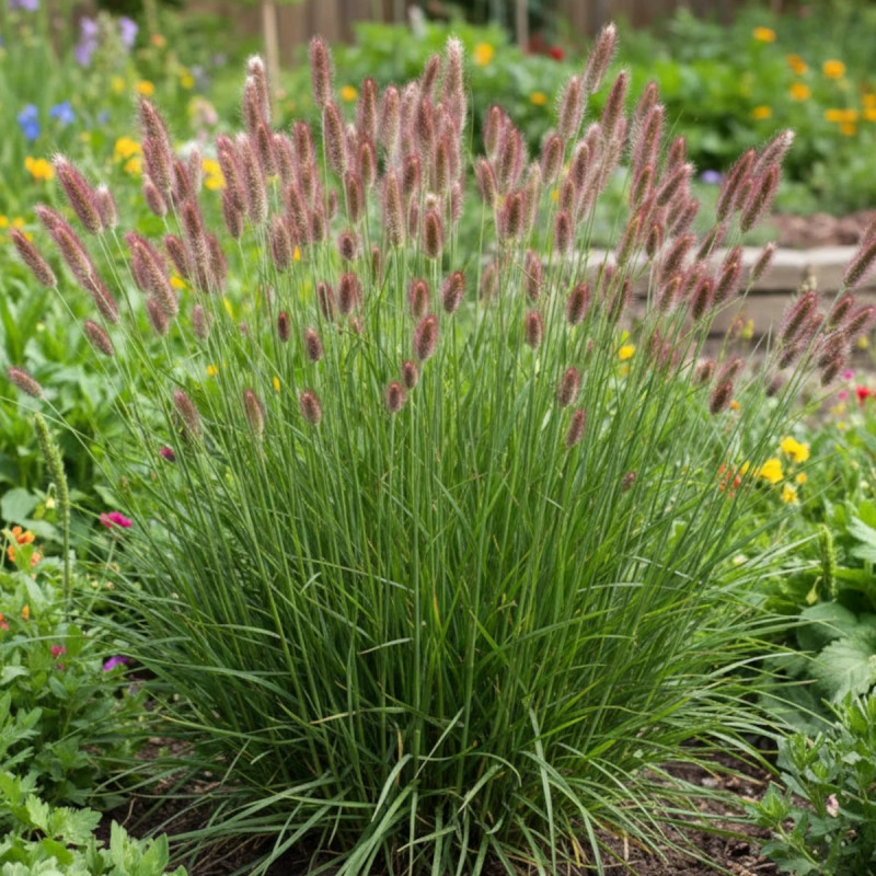 Herbe aux écouvillons Red Bunny Tails, Pennisetum