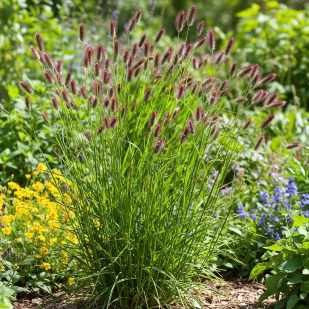 Herbe aux écouvillons Red Bunny Tails, Pennisetum