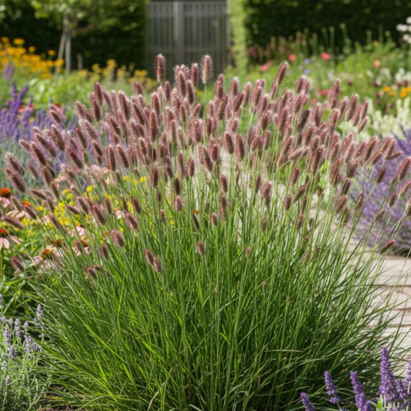 Herbe aux écouvillons Red Bunny Tails, Pennisetum