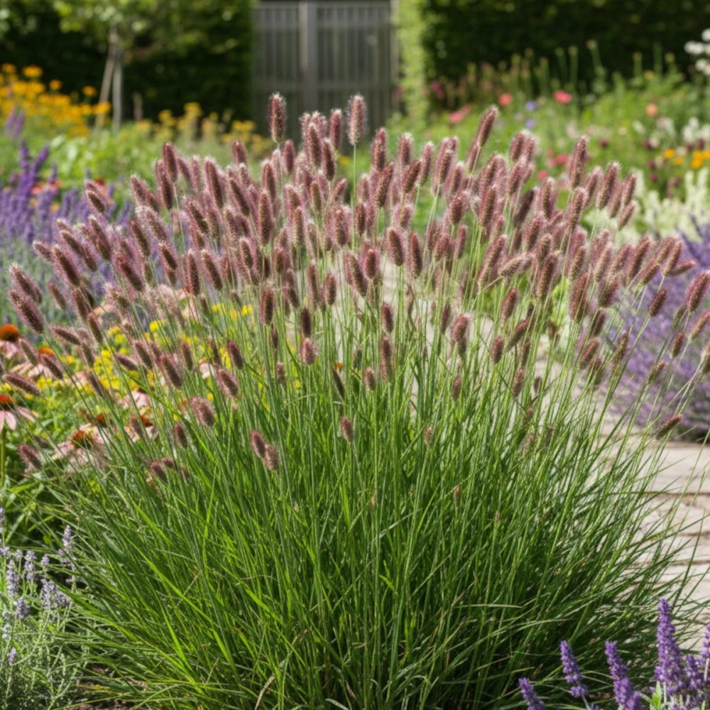 Herbe aux écouvillons Red Bunny Tails, Pennisetum