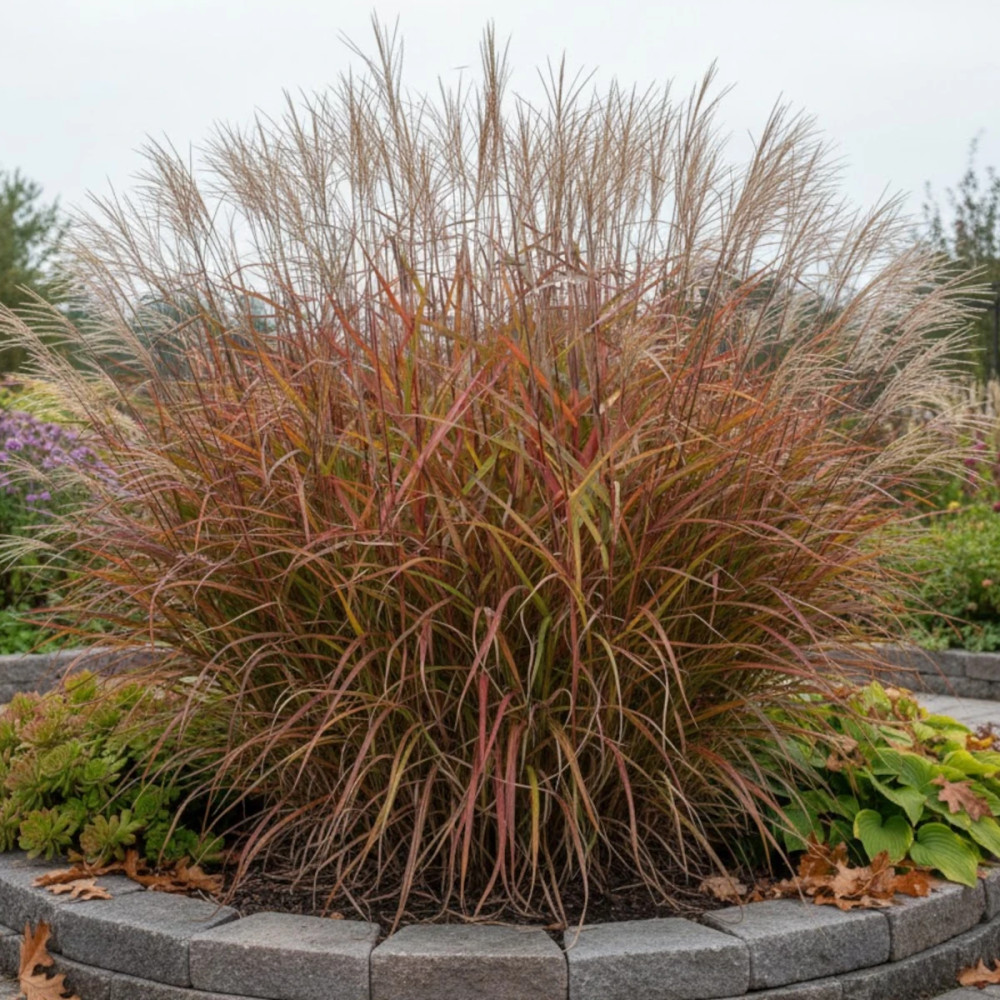 Miscanthus, Roseau de Chine Dronning Ingrid