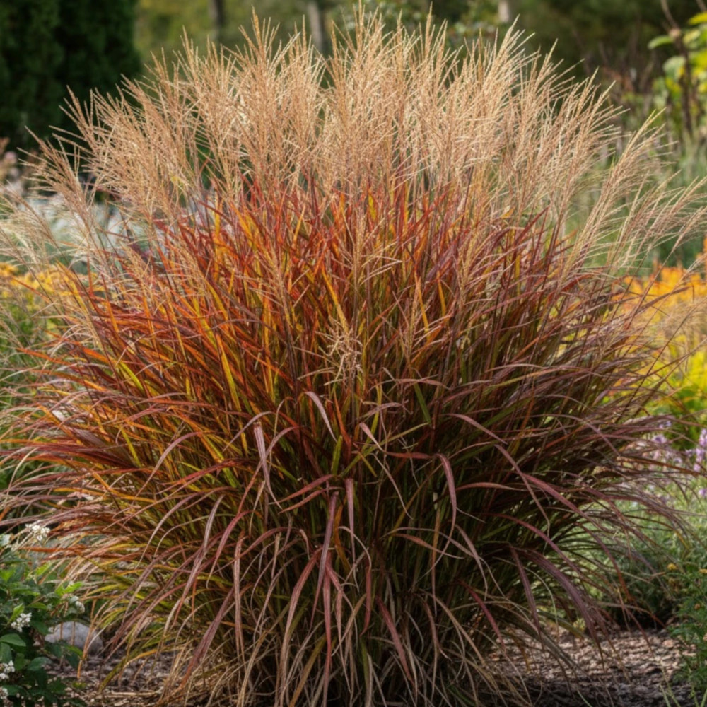 Miscanthus, Roseau de Chine Dronning Ingrid