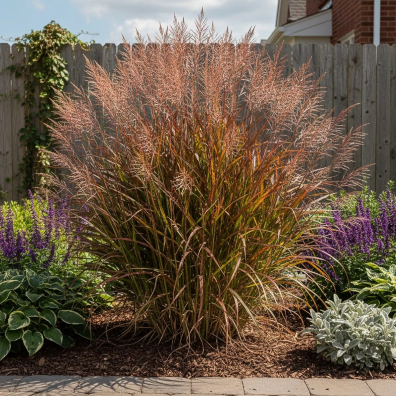 Miscanthus, Roseau de Chine Dronning Ingrid