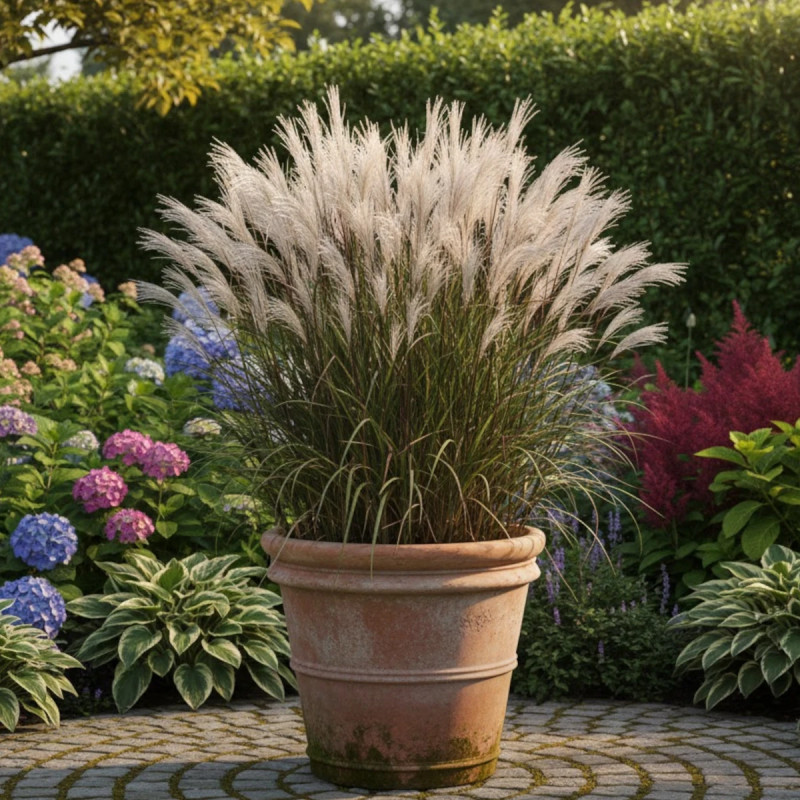 Miscanthus, Roseau de Chine Nippon