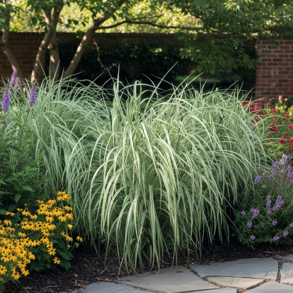 Miscanthus, Roseau de Chine Variegatus