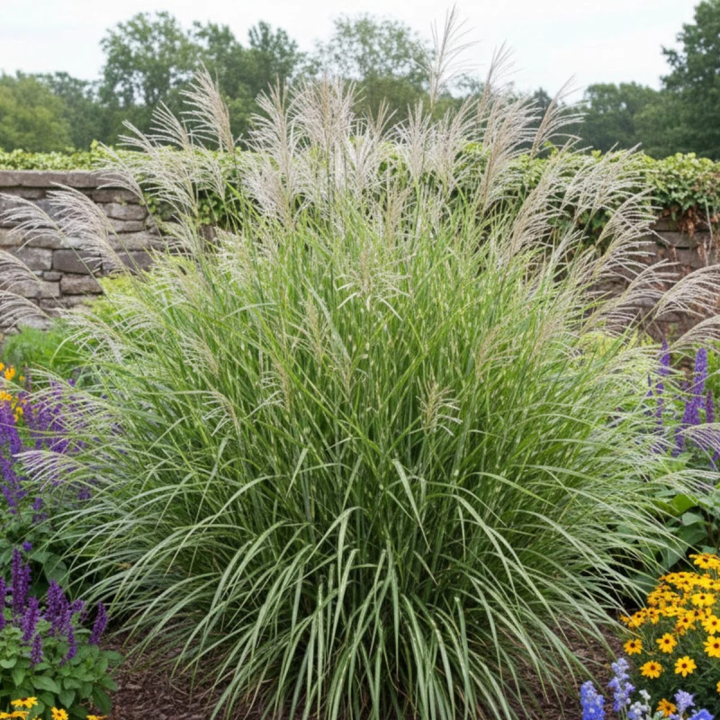 Miscanthus, Roseau de Chine Zebrinus